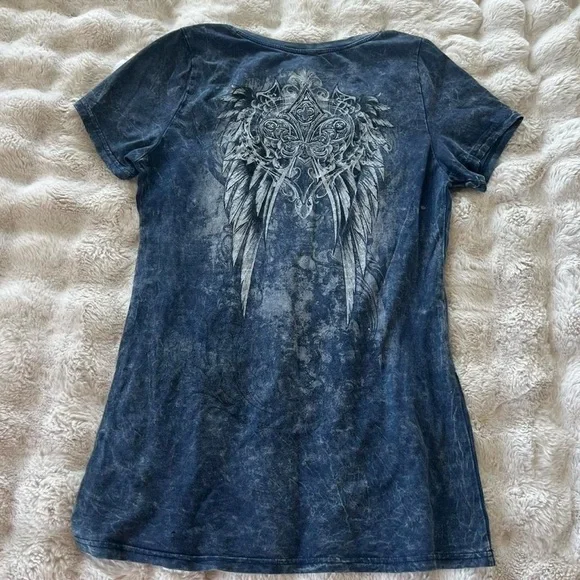 Y2K angel wing tee - Picture 2 of 4